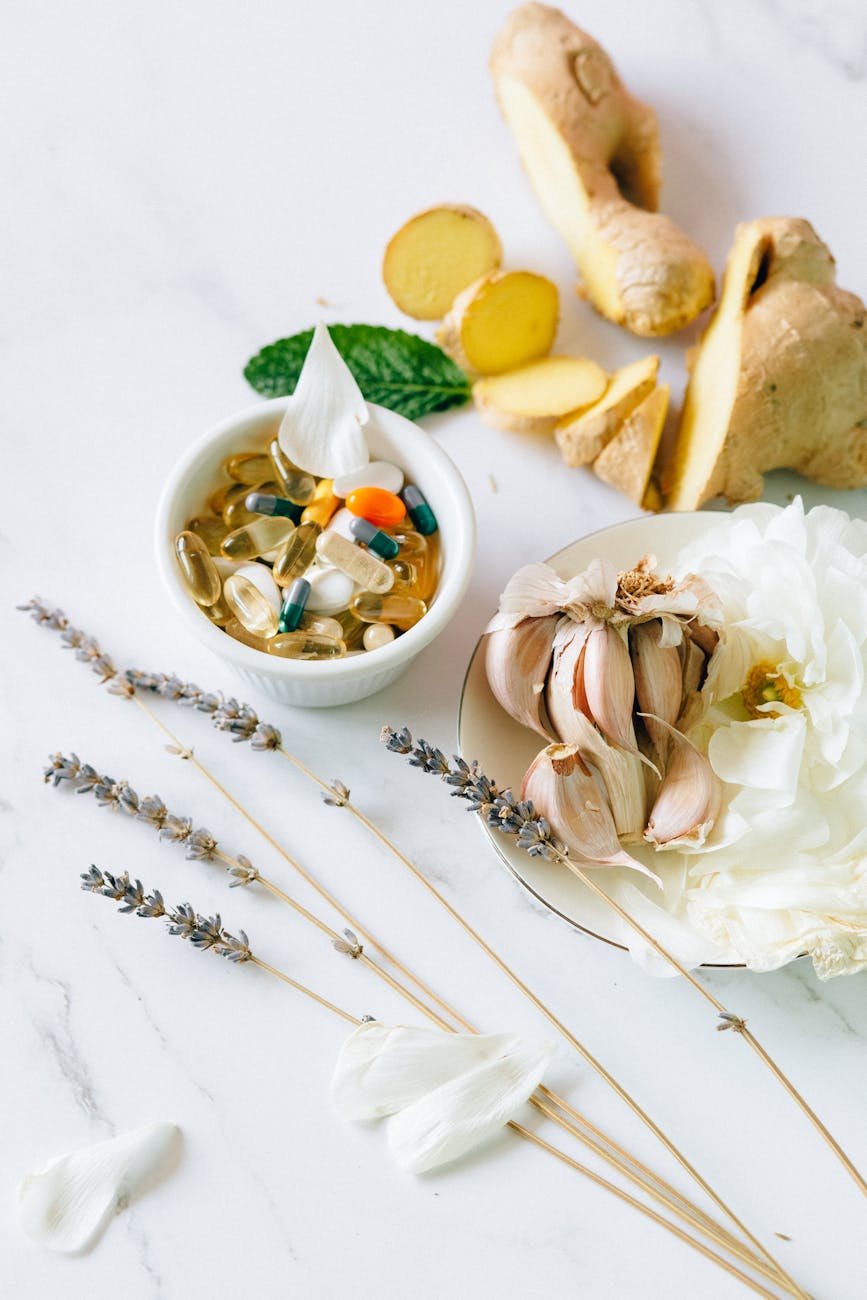 alternatif tıpın düz fotoğrafı